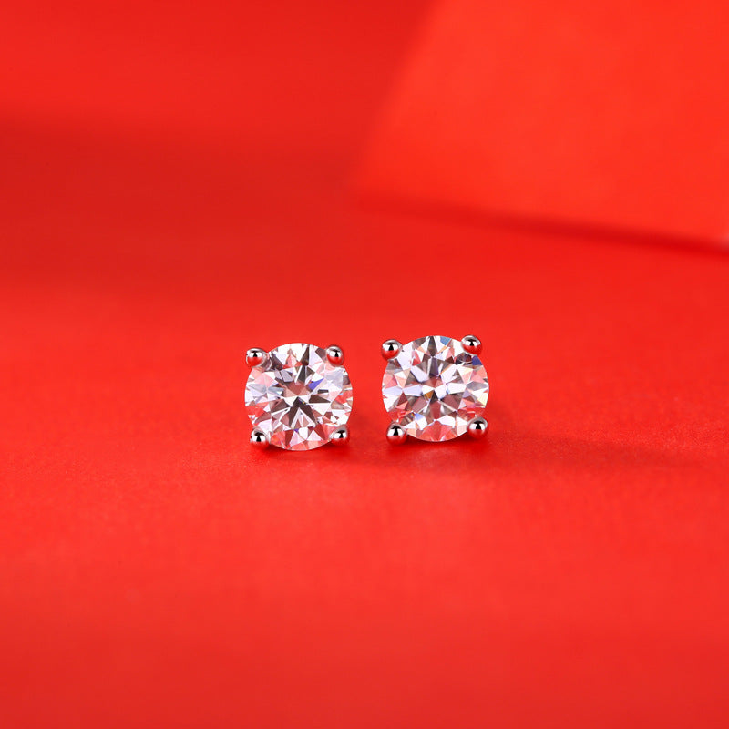 0.5Carat Moissanite Earrings (#MS9920) - AE