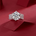 5Carat Moissanite Ring (#MS9934) - BL1