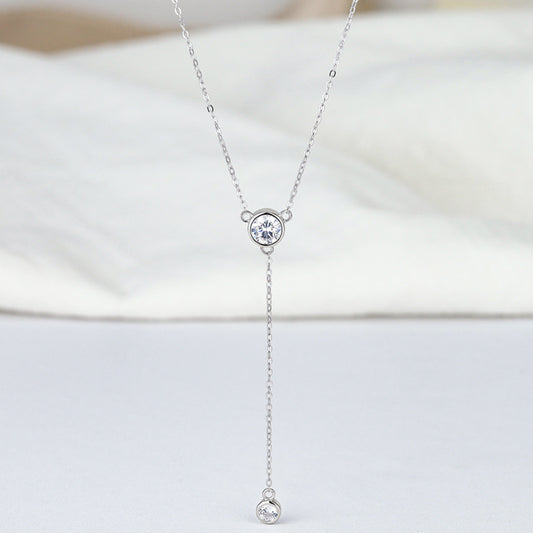 0.1Carat Multi-Moissanite Necklaces (#MS9943) - NK1