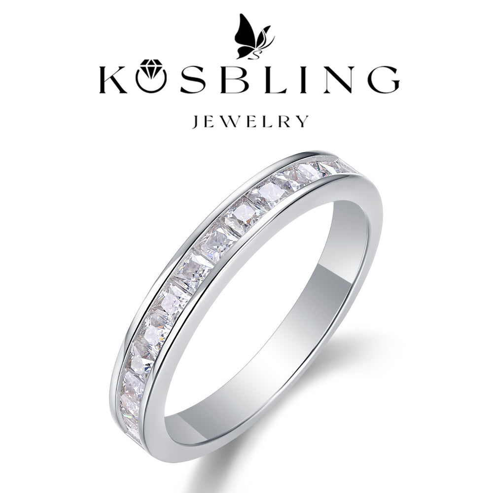 0.1Carat Multi-Moissanite Ring (#MS9925) - BL1