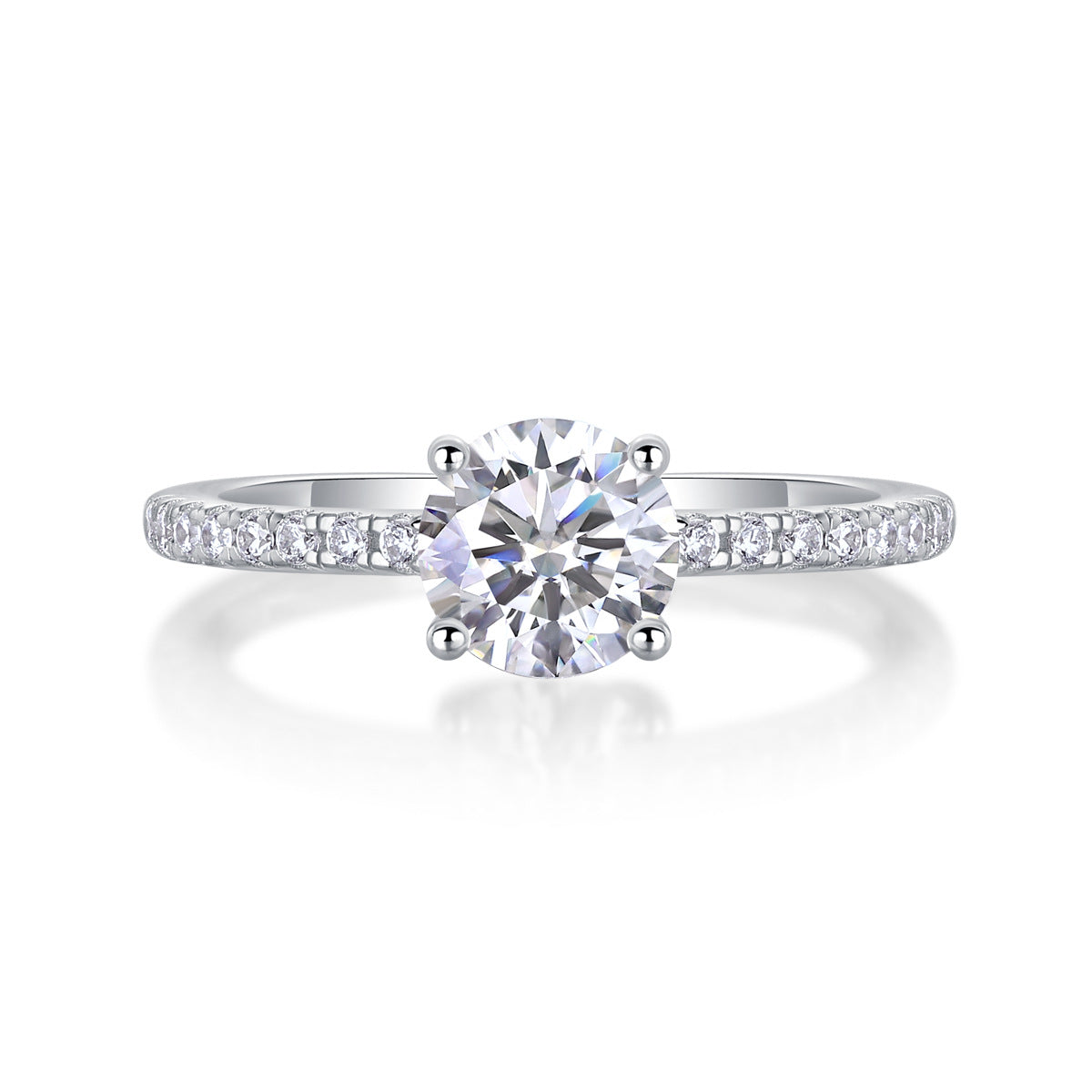 Bague moissanite 5 carats (#MS9938) - BL1