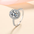 2Carat Moissanite Ring (#MS9941) - BL1