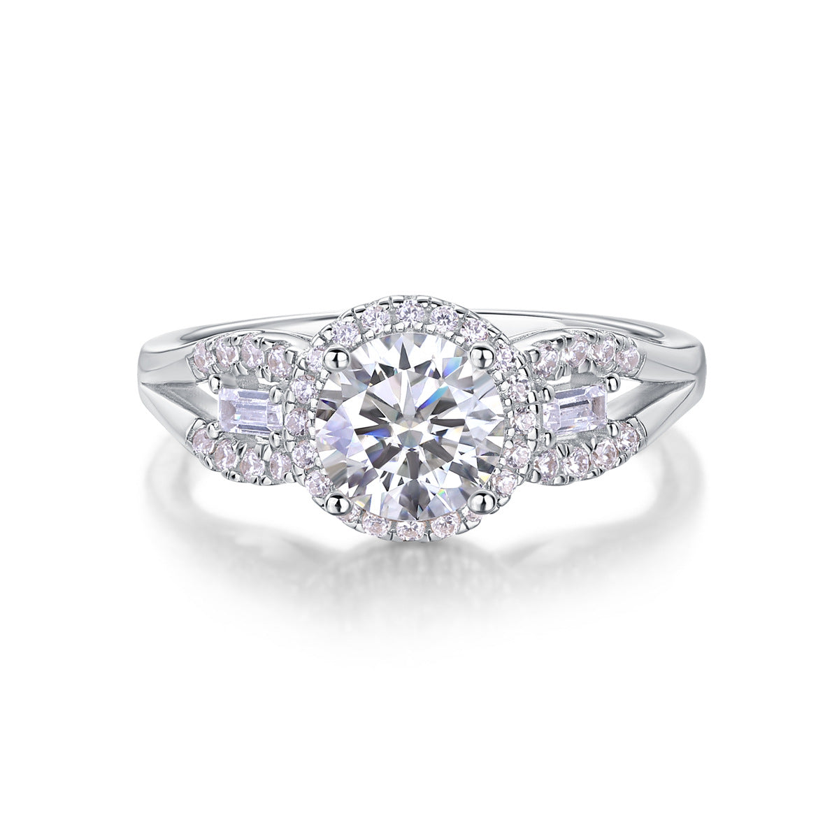 1Carat Moissanite Ring (#MS997) - BL1