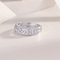 0.1Carat Multi-Moissanite Ring (#MS9939) - BL1