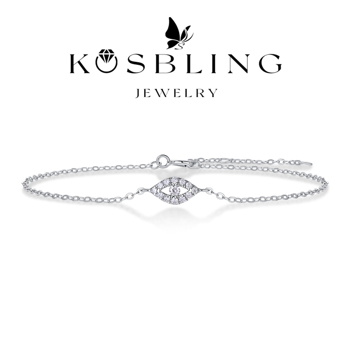 0.1Carat Multi-Moissanite Bracelet (#MS9940) - BL1