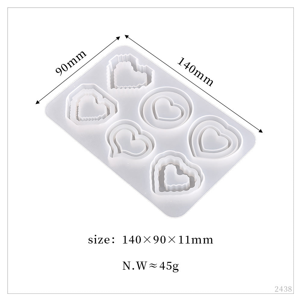 DIY Loving - Heart Resin mould