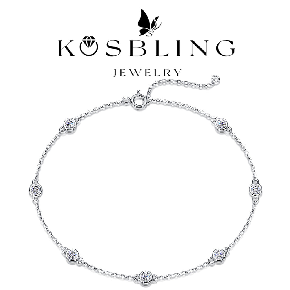 0.1Carat Multi-Moissanite Bracelet (#MS9933) - BL1