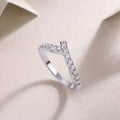 0.1Carat Multi-Moissanite Ring (#MS9910) - BL1