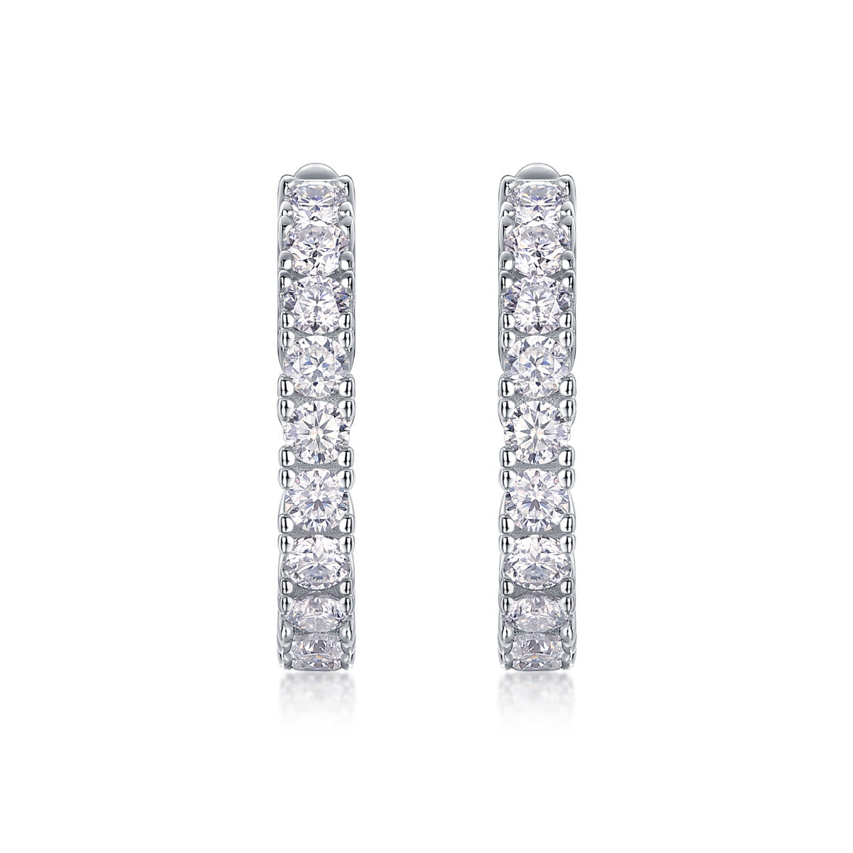 0.1Carat Multi-Moissanite Earrings (#MS9921) - AE