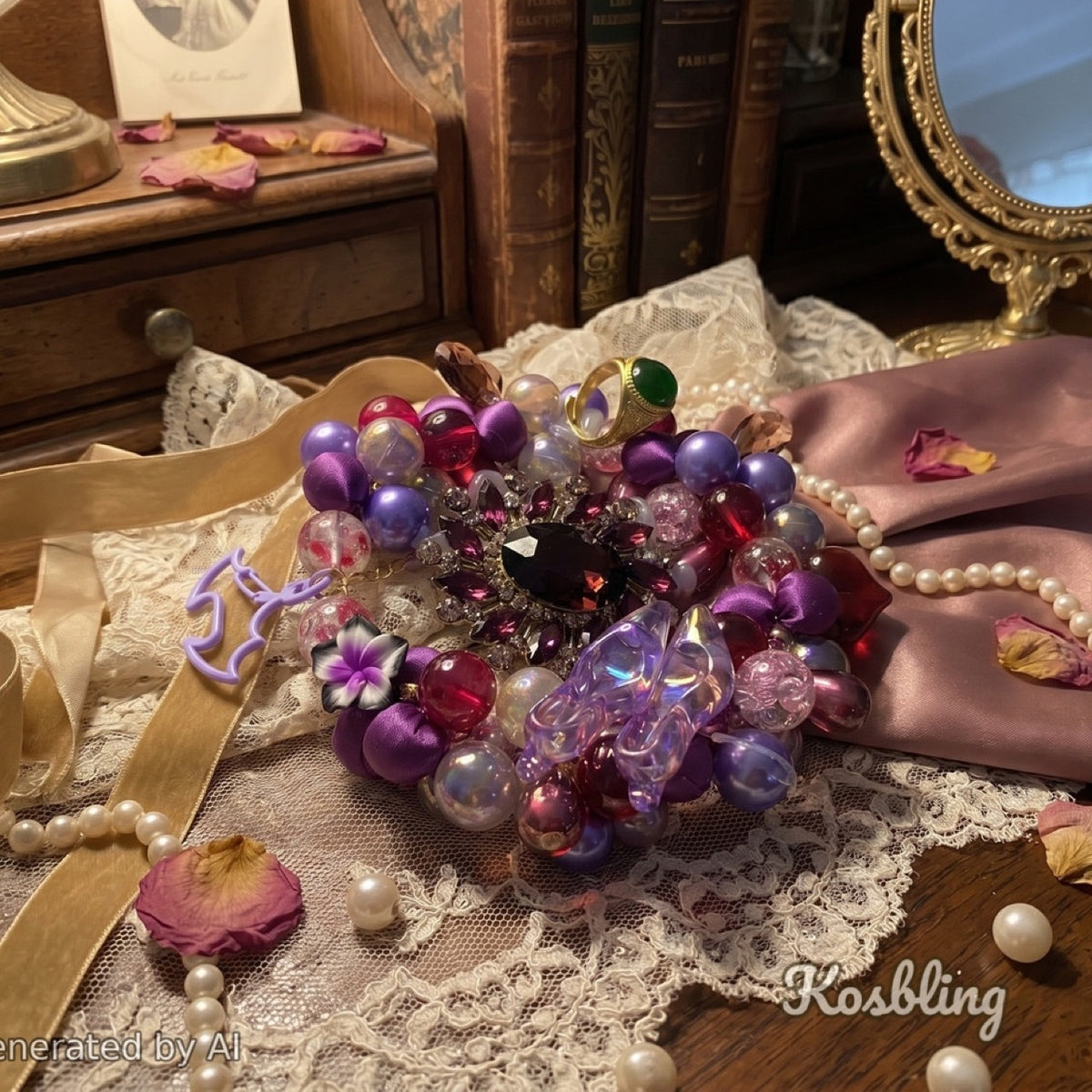 【Buy One Get One Equal Volume For Free】- DK02B - Beads Mix for hanging ornament-BD 4