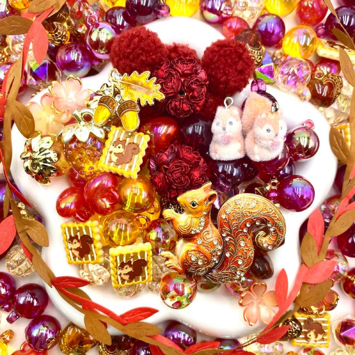 【Buy One Get One Equal Volume For Free】- DK02B - Beads Mix for hanging ornament-BD 2