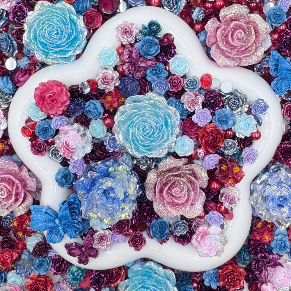 【Buy One Get Equal Volume for Free】- DK03B - Nail Charm+ Rose Mix-glow(Miki)- FC1 1
