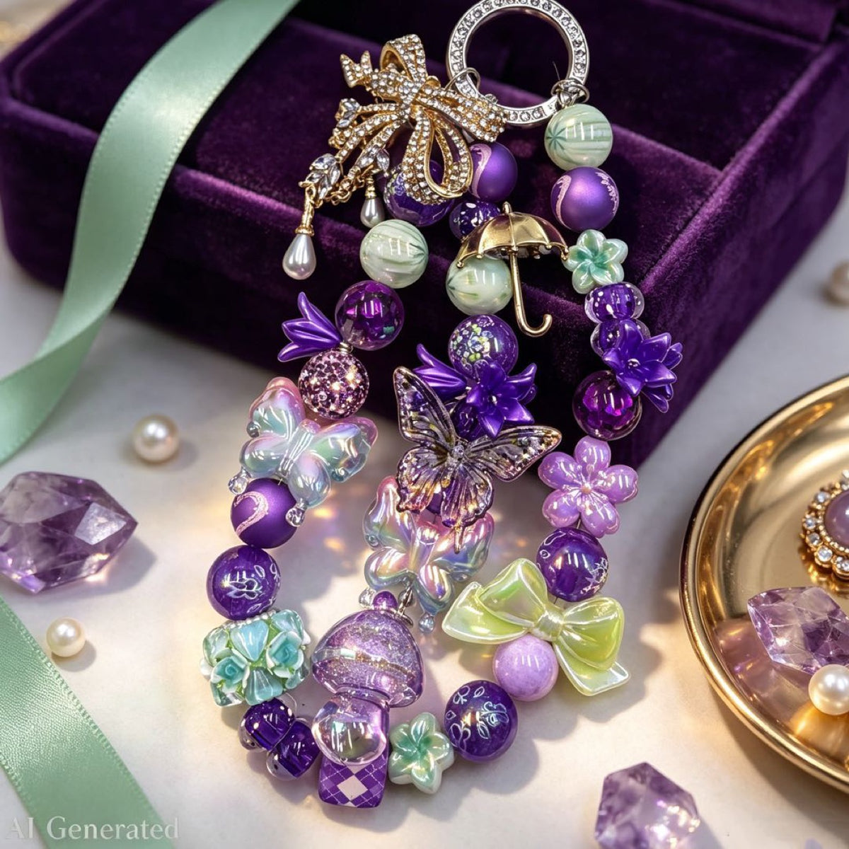 【Buy One Get One Equal Volume For Free】- DK02A - Beads Mix For Keychains(Miki)-BD 5