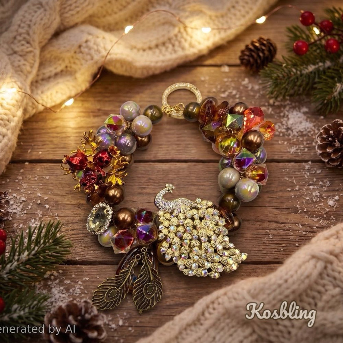 【Buy One Get One Equal Volume For Free】- DK02B - Beads Mix for hanging ornament-BD 4