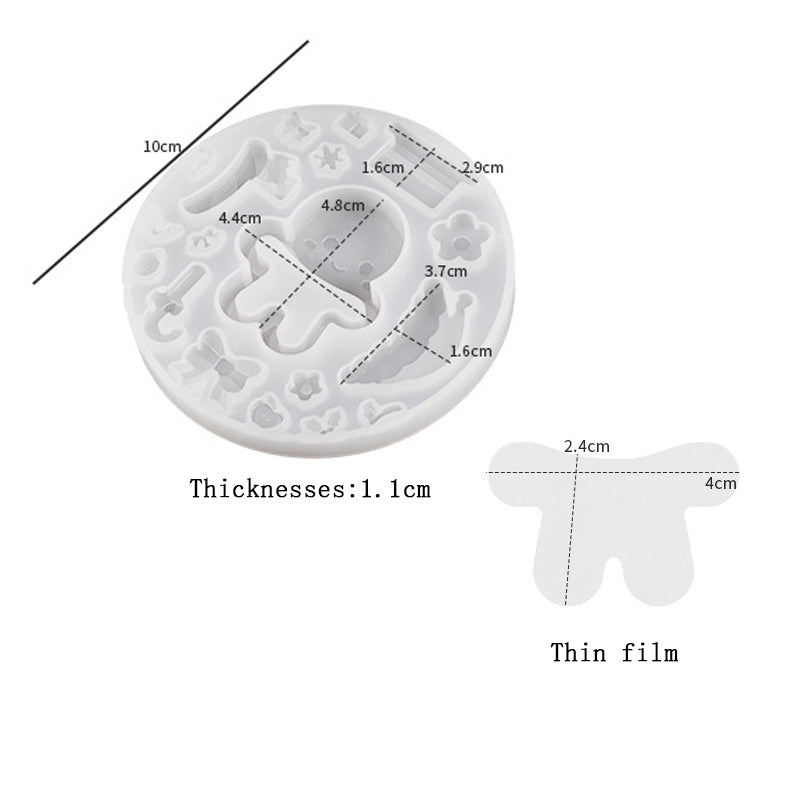 Christmas Resin Molds - DIY Epoxy Resin Molds with Earring