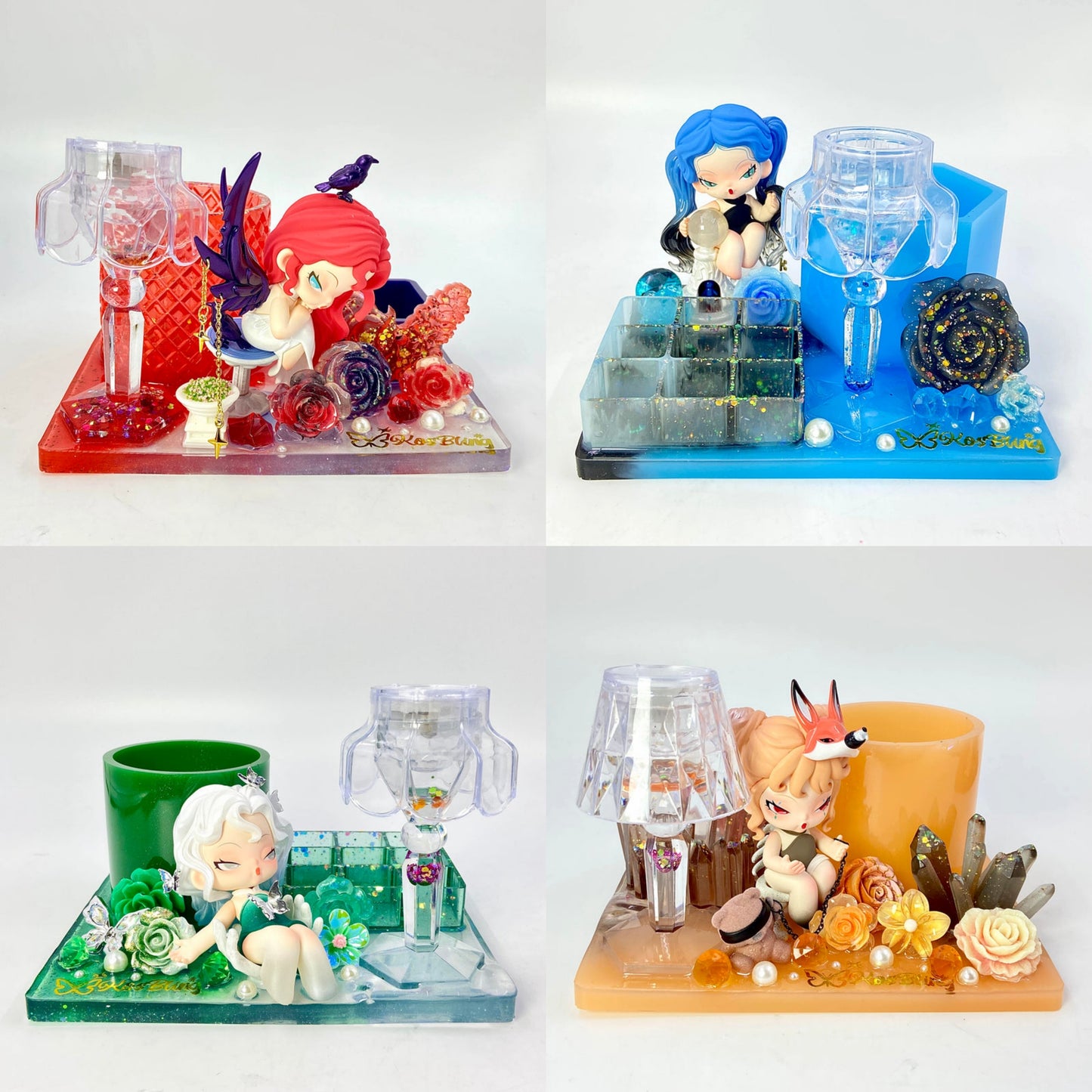 Kosbling Handmade Resin Doll Jewelry & Makeup Stand - Kosbling Doll DIY