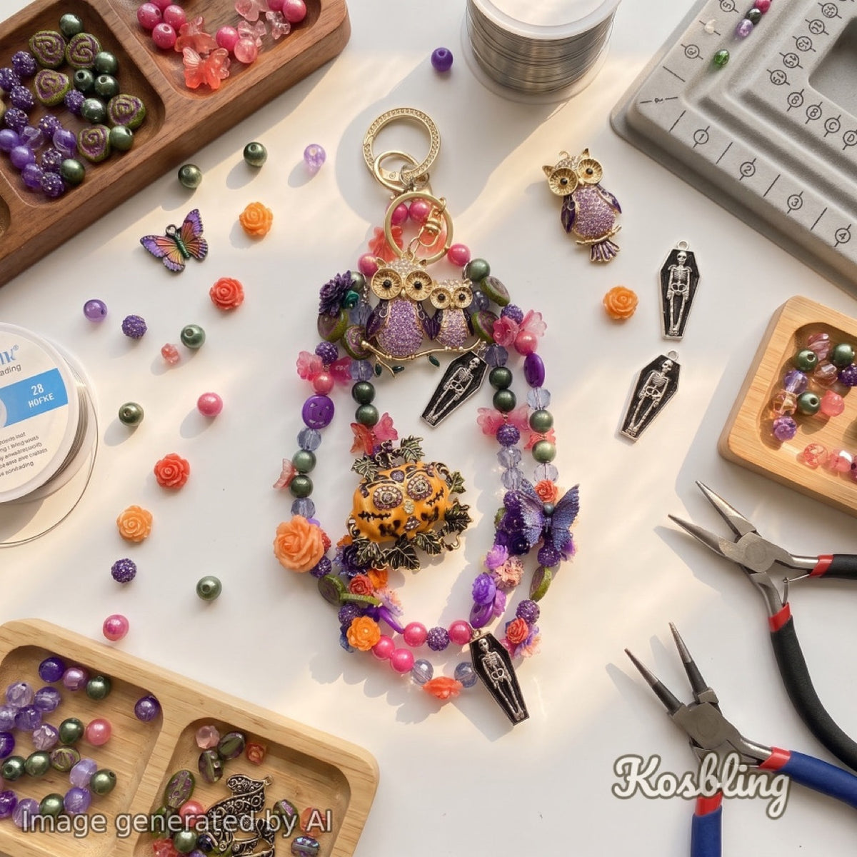 【Buy One Get One Equal Volume For Free】- DK04A - Nail & Beads Mix-glow(miki)- NailC 8