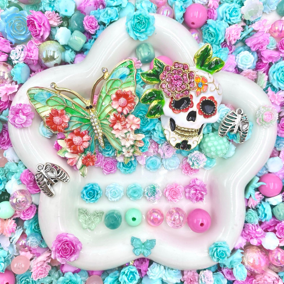 【Buy One Get One Equal Volume For Free】- DK04A - Nail & Beads Mix-glow(miki)- NailC 1