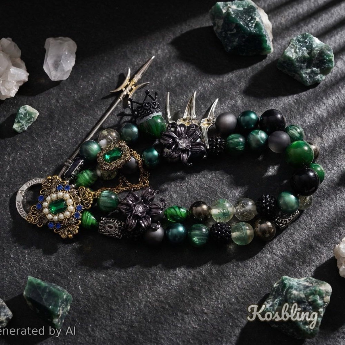 【Buy One Get One Equal Volume For Free】- DK02A - Beads Mix For Keychains(Miki)-BD 4