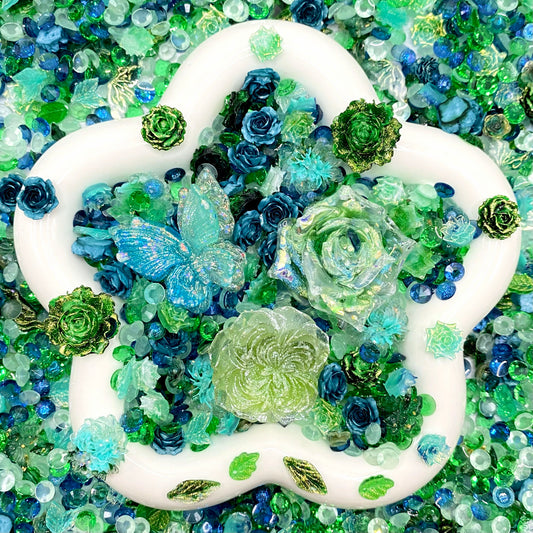 Enchanted Garden - Nail Charm+ Rose Mix-glow(Miki)- FC1