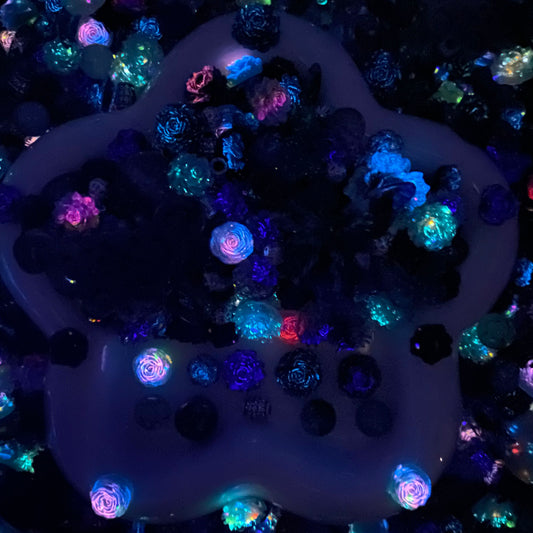 Steel Teal - Nail & Beads Mix-glow(miki)- NailC