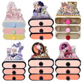 【20%OFF ONLY]3-Tier Storage Drawer with Cream Glue, Doll DIY - Kosbling Handmade Blind Bag