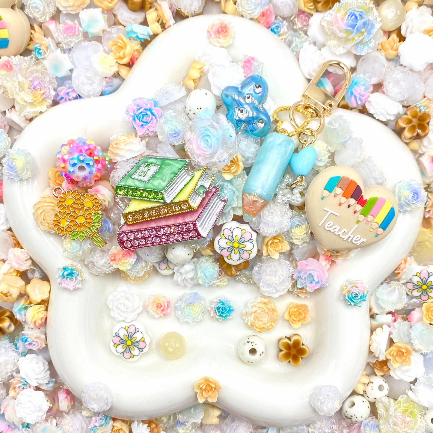 Teacher's Bouquet - Nail & Beads Mix-glow(miki)- NailC