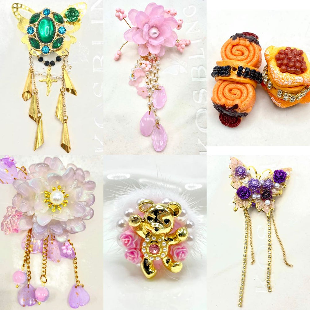 6 Styles - Single Bead - 1pc