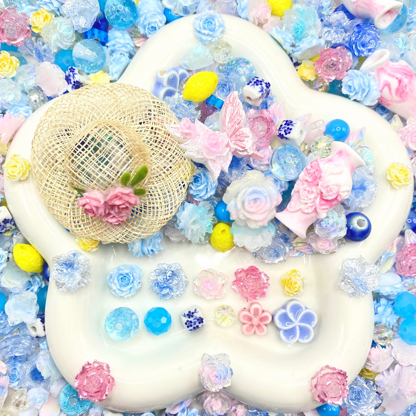 Coastal Cottage -  Nail & Beads Mix-glow(miki)- NailC