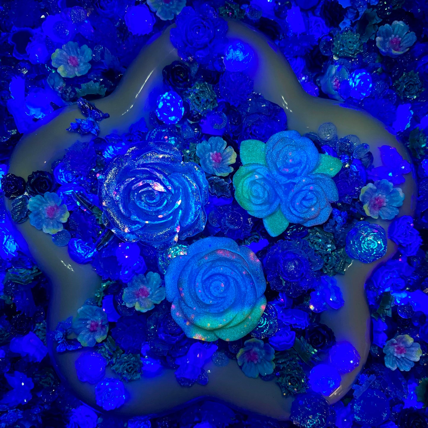 Rainbow Frost -Nail charm + Rose Mix-glow(Miki)- FC1