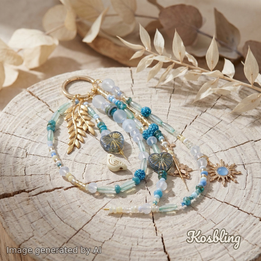 【20%OFF】Blue&Golden Seed Beads Mix for Jewelry