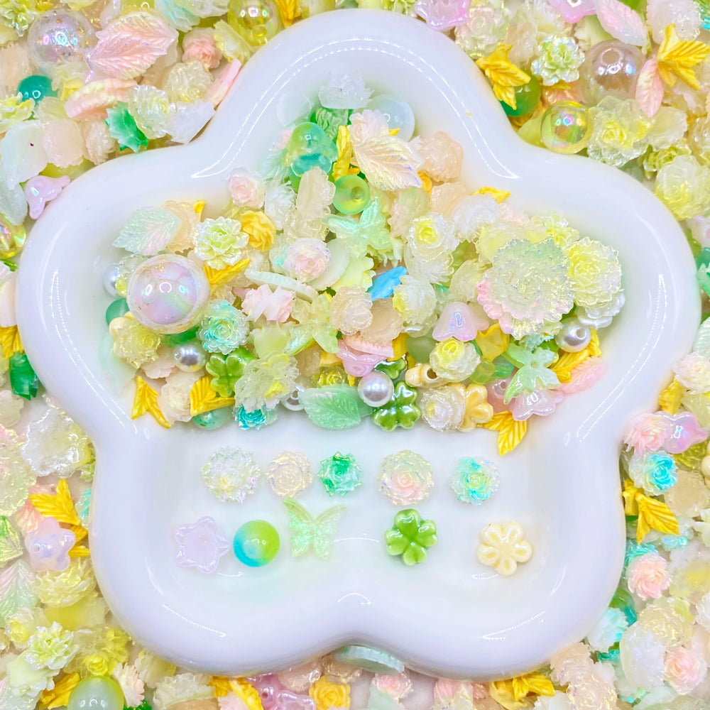 Blooming Lush - Nail & Beads Mix-glow(miki)- NailC