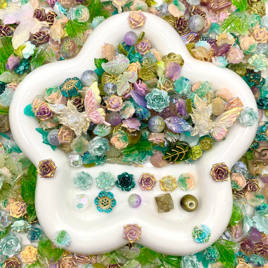 Forest Whispers - Nail & Beads Mix-glow(miki)- NailC