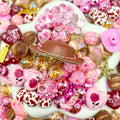 【Buy One Get One Equal Volume For Free】Cowgirl Glam -  Beads Mix For Keychains(Miki)-BD