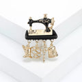 【Buy One Get One Equal Volume For Free】Black & Gold Beads Mix For Keychains(Miki)-BD