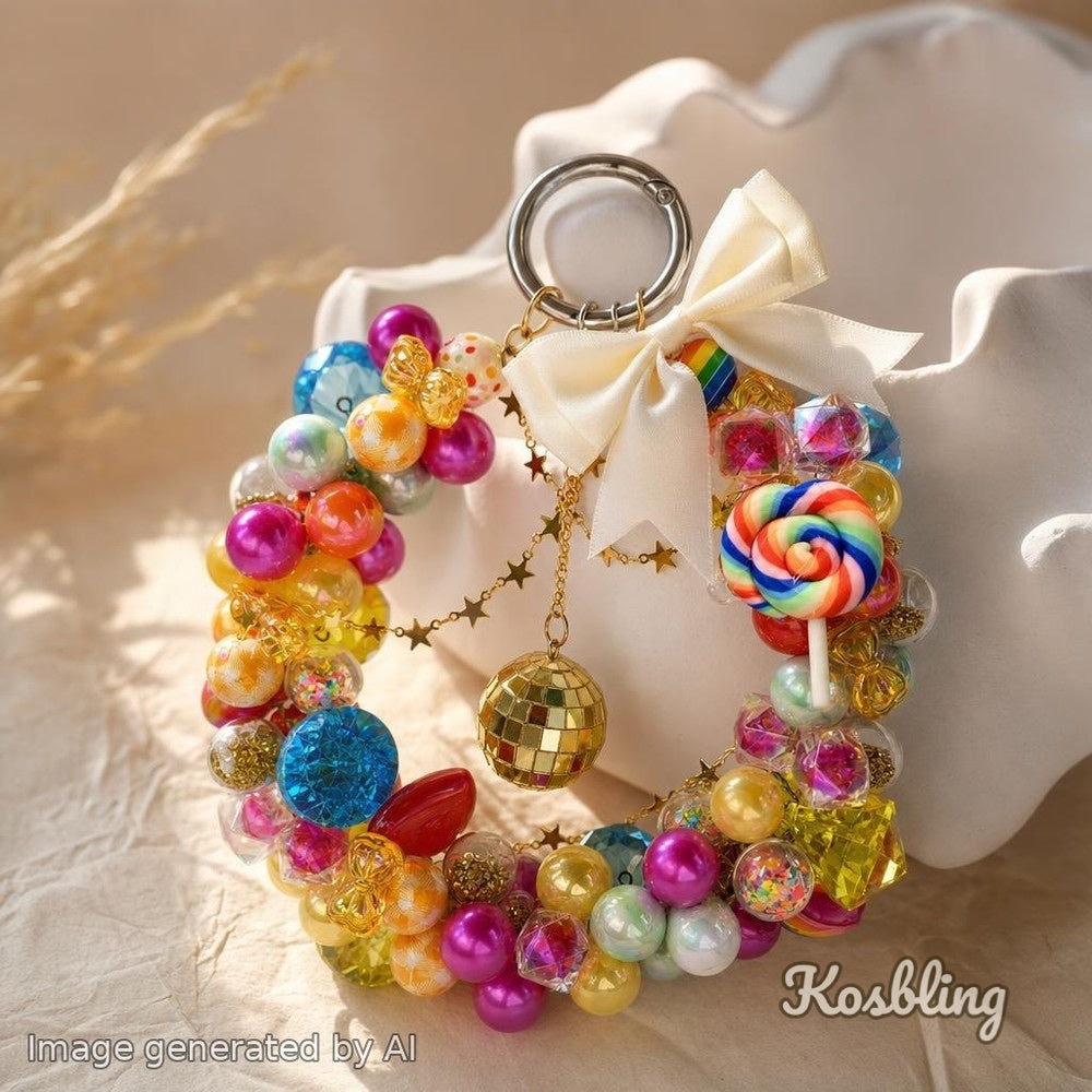 【Buy One Get One Equal Volume For Free】Rainbow Party - Beads Mix for hanging ornament-BD
