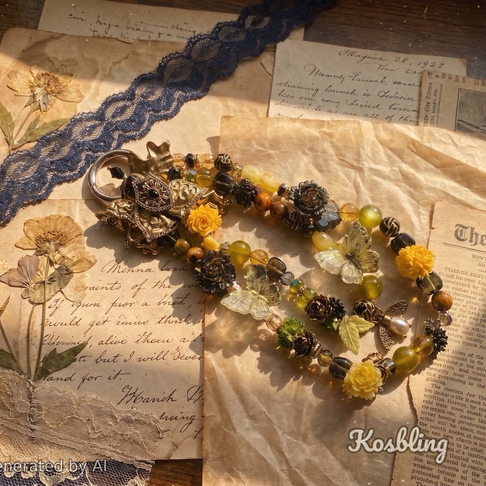 【Buy One Get One Equal Volume For Free】Retro Garden Nail & Beads Mix-glow(miki)- NailC