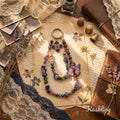 【Buy One Get One Equal Volume For Free】Purple Leopard Nail & Beads Mix-glow(miki)- NailC