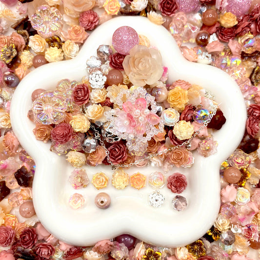 Rustic Rose - Nail & Beads Mix-glow(miki)- NailC