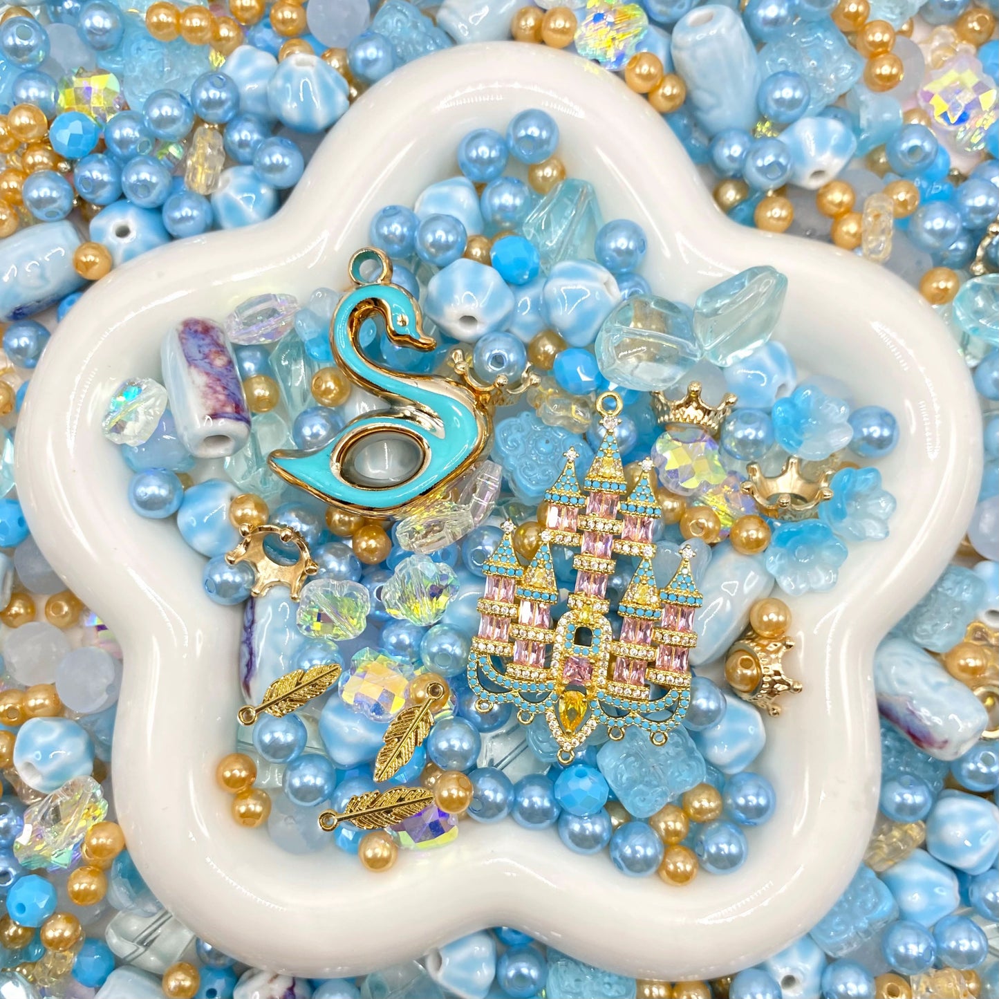 【Buy One Get One Equal Volume For Free】Swan Lake Beads Mix for Bracelet-BD