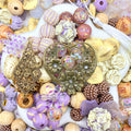 【Buy One Get One Equal Volume For Free】Purple Bohemia Beads Mix For Keychains(Miki)-BD