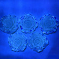 Kosbling Satin Rose With Glitter - 60mm - 2pcs