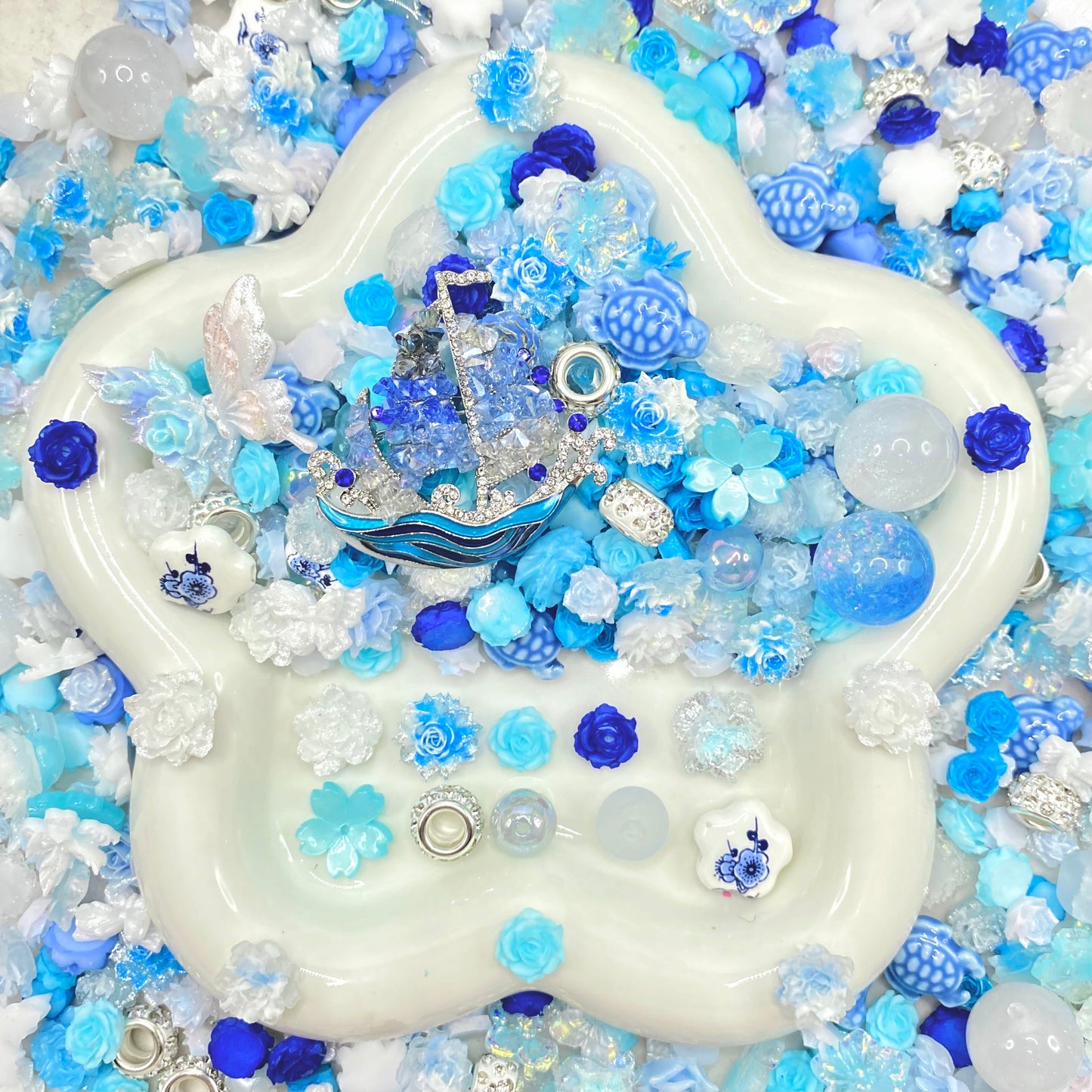【Buy One Get One Equal Volume For Free】Sea Mist - Nail & Beads Mix-glow(miki)- NailC