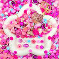 【Buy One Get One Equal Volume For Free】Neon Bikini Nail & Beads Mix-glow(miki)- NailC