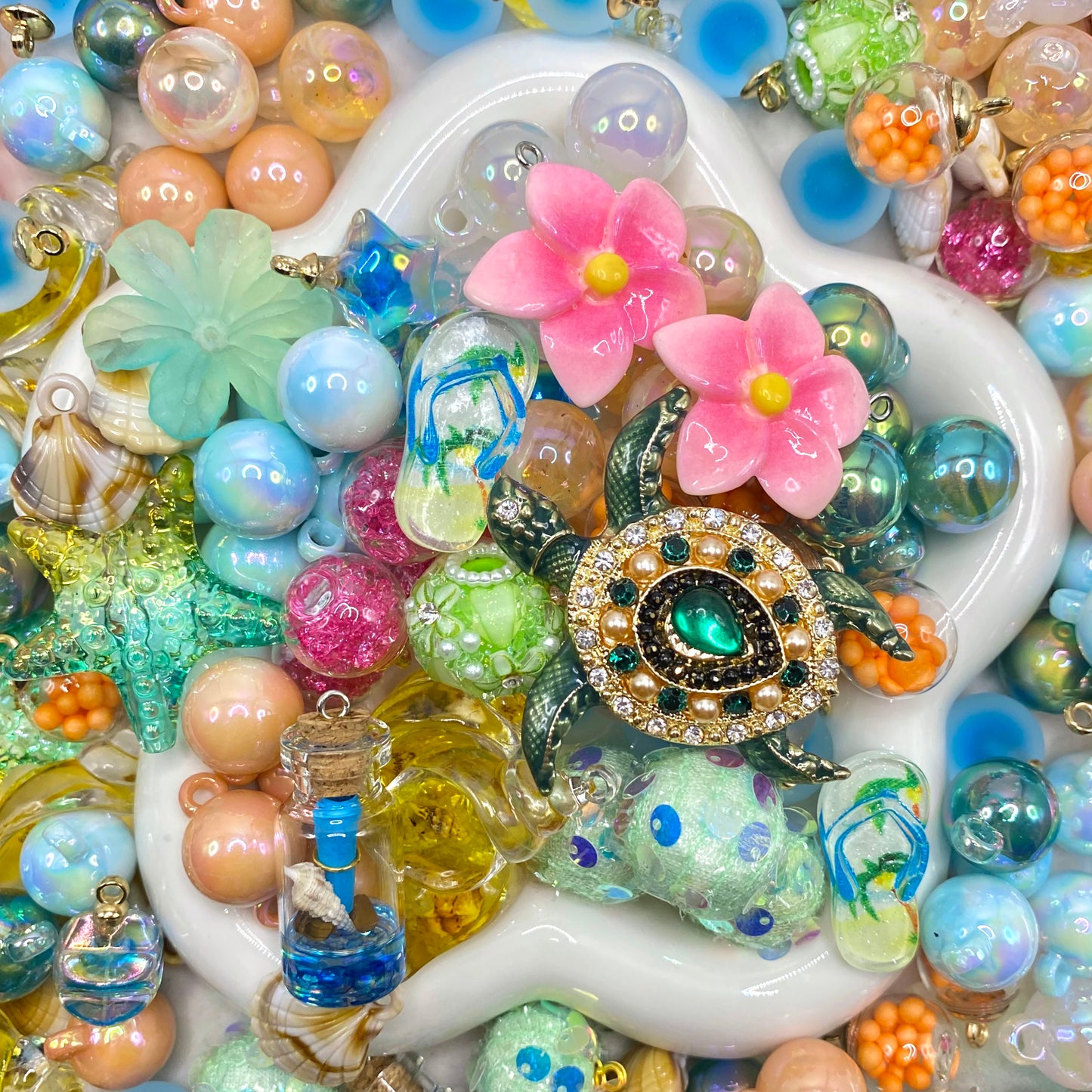 【Buy One Get One Equal Volume For Free】Aloha Beads Mix for hanging ornament-BD