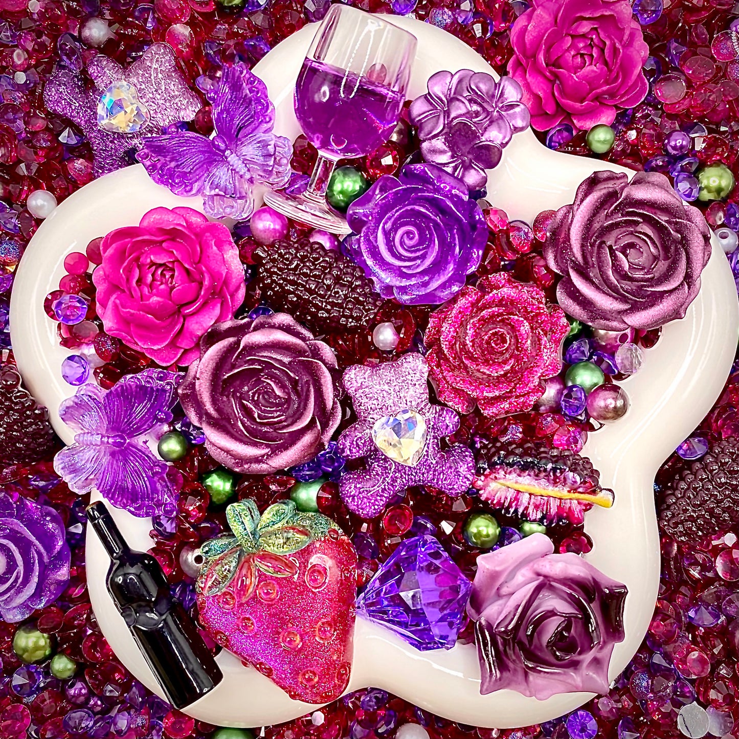 【Buy One Get One Equal Volumn For Free】Wine Rose Bouquet Mix - glow