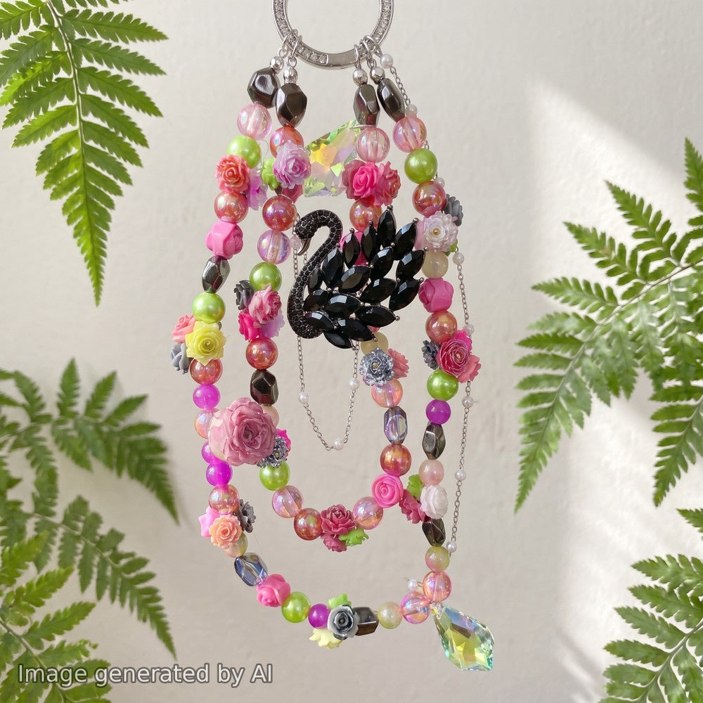 【Buy One Get One Equal Volume For Free】Neon Swan Nail & Beads Mix-glow(miki)- NailC