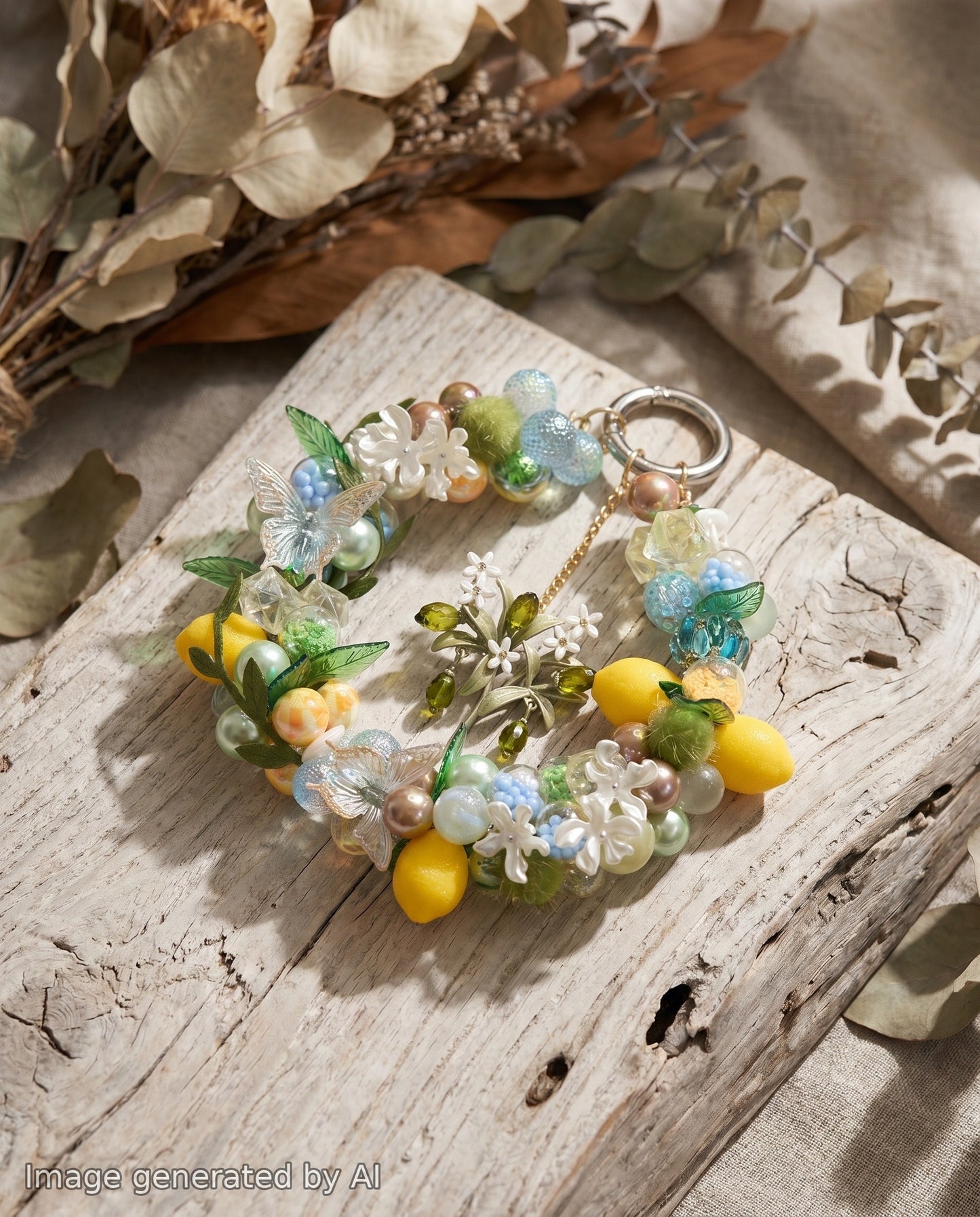 【Buy One Get One Equal Volume For Free】Lemon Beads Mix for hanging ornament-BD