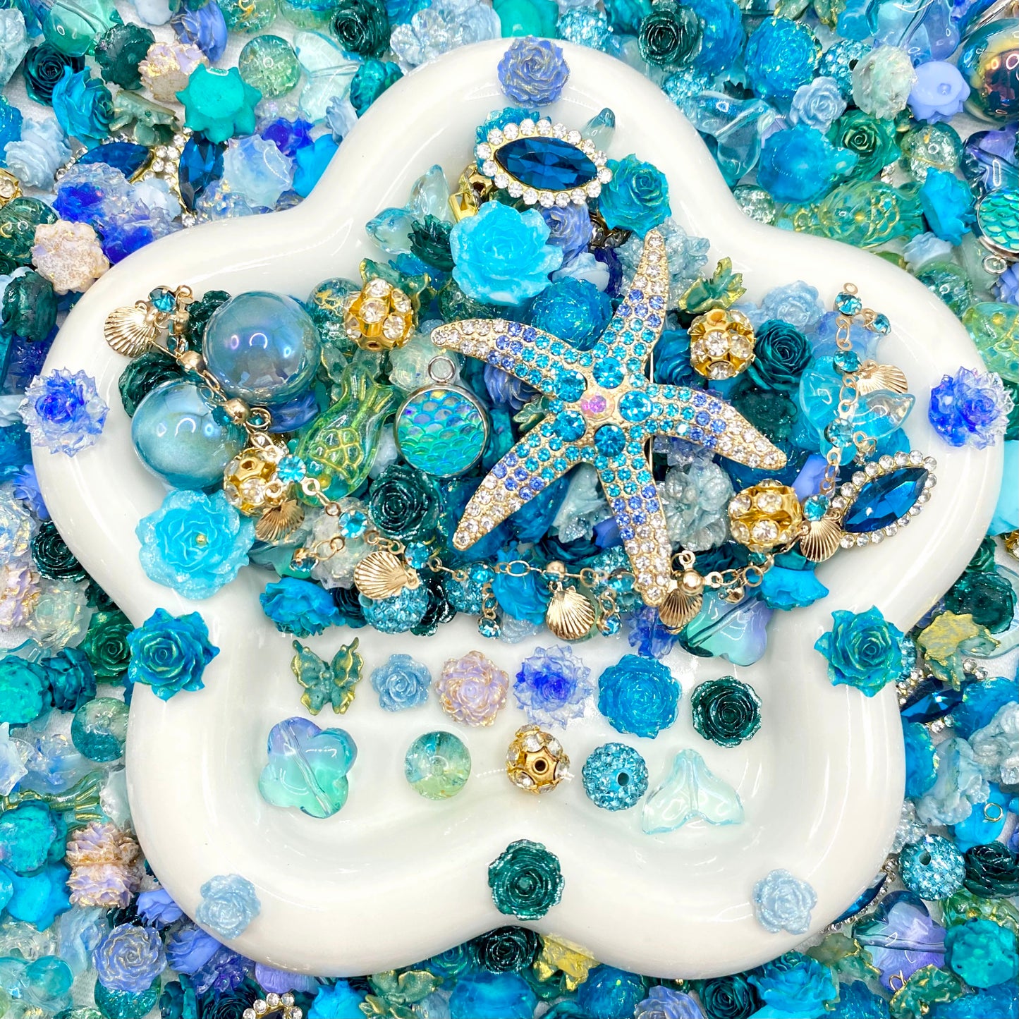 【Buy One Get One Equal Volume For Free】Ocean Nail & Beads Mix-glow(miki)- NailC