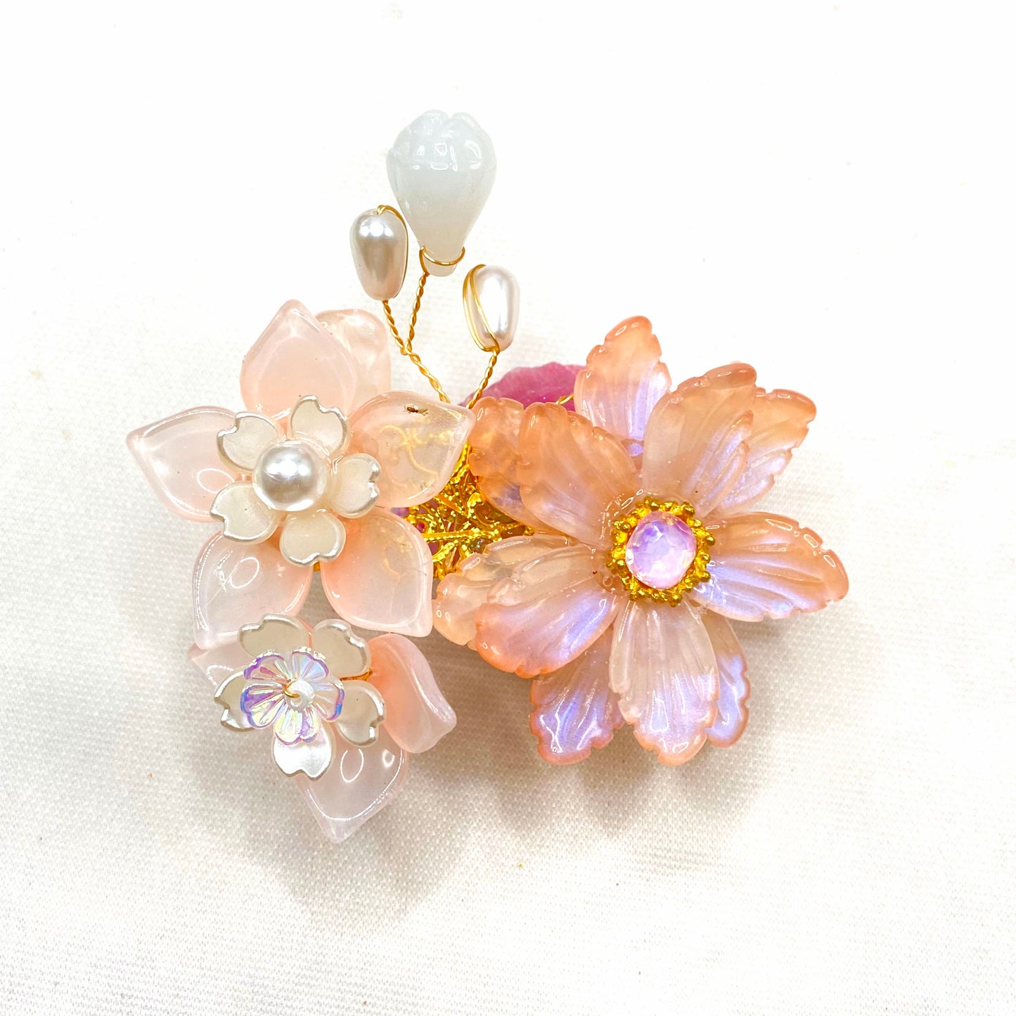 【Buy One Get One Equal Volume For Free】Grapefruit Nail & Beads Mix-glow(miki)- NailC
